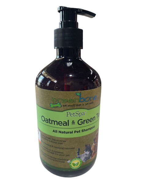 greenbone pet spa shampoo for dogs and cats 16.9 oz