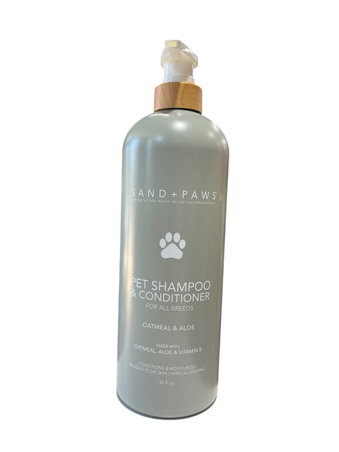 sand and paws shampoo and conditioner 32flo oz