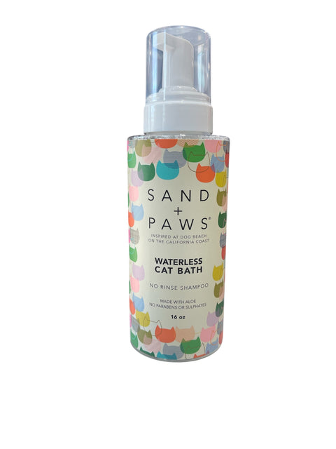 sand and paws waterless cat bath 16 flo oz