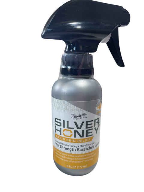 Absorbine Silver Honey Rapid Wound Repair Spray Gel 6 flo oz Bottle, Medical Grade Manuka Honey & MicroSilver BG