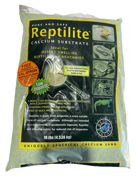 Carib Sea Reptilite Natural Calcium Sand 10LBS light green