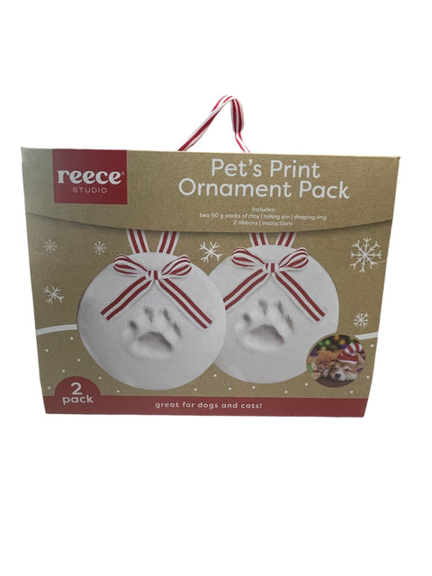 reece studio pet print ornament pack of (2) great for dogs and cats