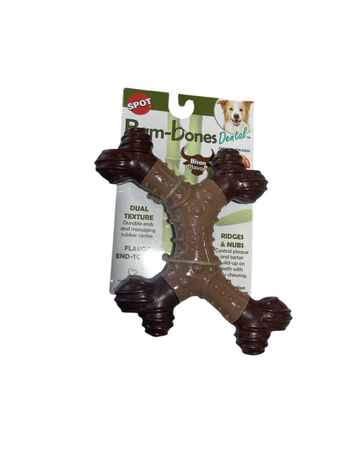 bam bones dental chew for dogs bison flavor