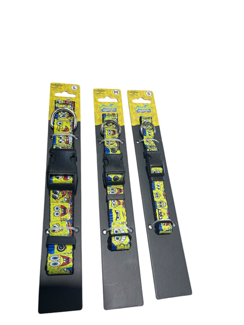 buckle down sponge bob squearepants dog collar