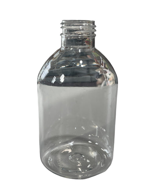 clear small water bottle