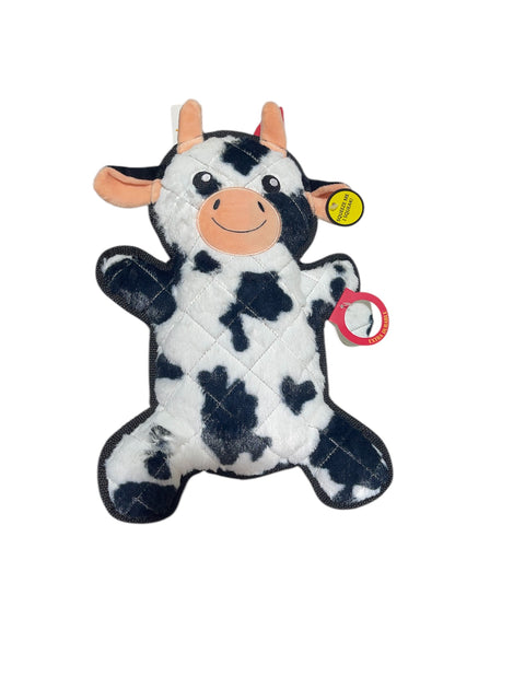 tuff toy cow squeaker 12 inches long