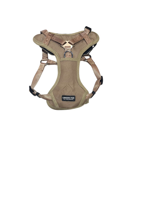 london fog no pull harness light brown