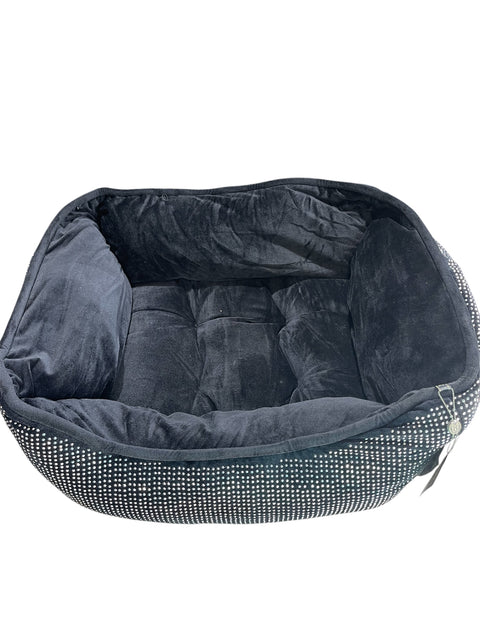 nandog dog bed black with sparkles