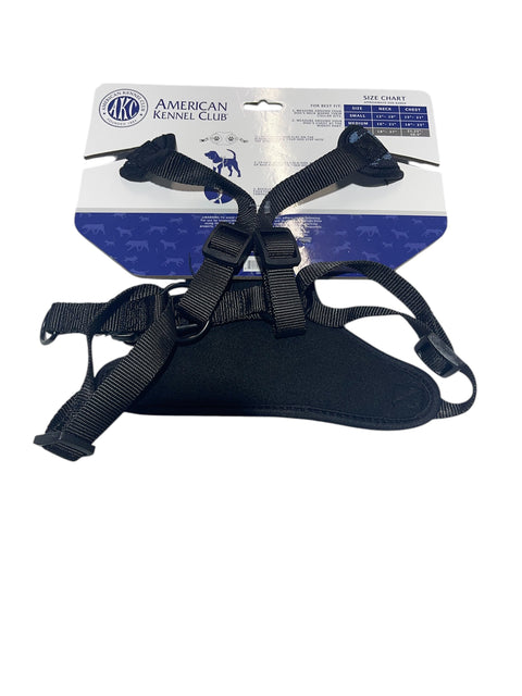 AKC harness blue - black color