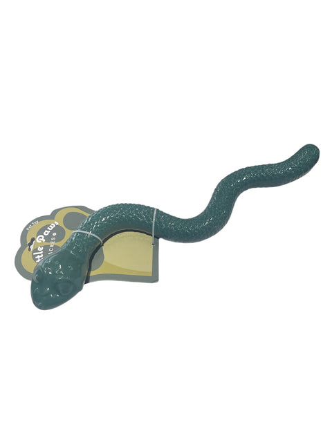 little paws pet toy rubber snake 12 inches