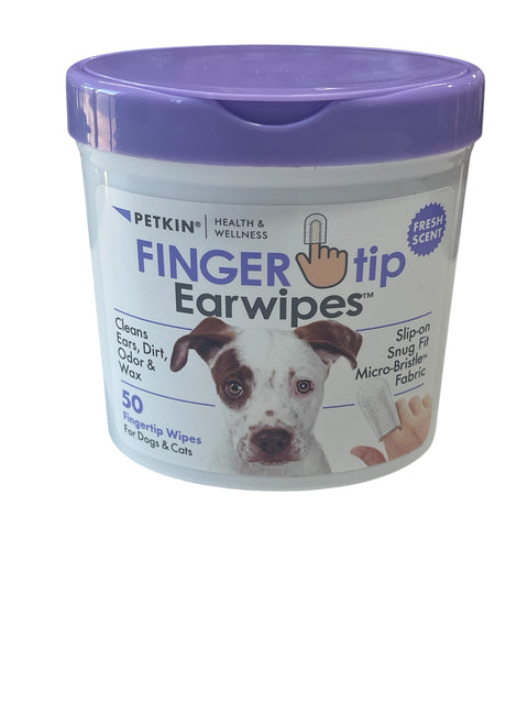 finger tip ear wipes 50 finger wipes for dogs and cats