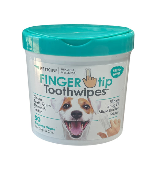 finger tip toothwipes 50 fingertips wipes