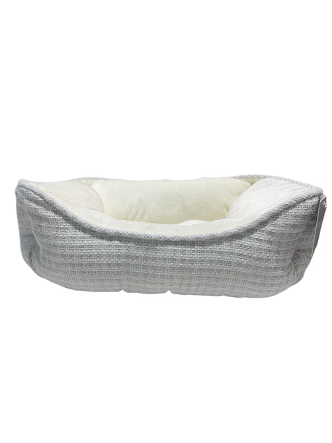 dog bed white and gray  19-16 in