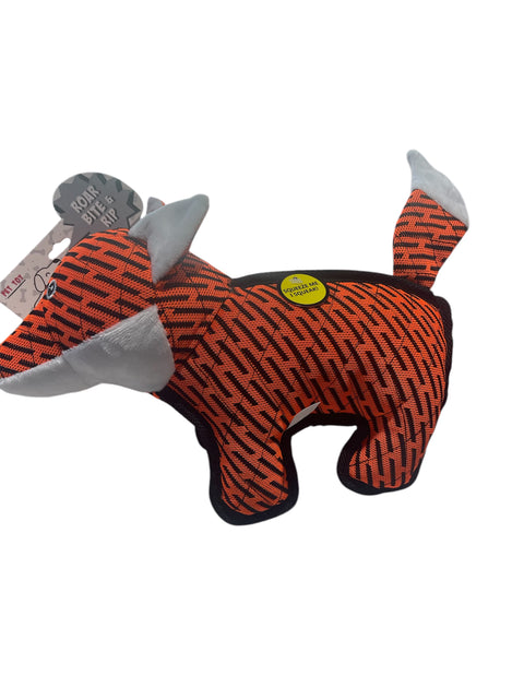 dog toy roar bite and rip fox squeaker 13 inches