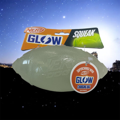nerf glow squeak ball