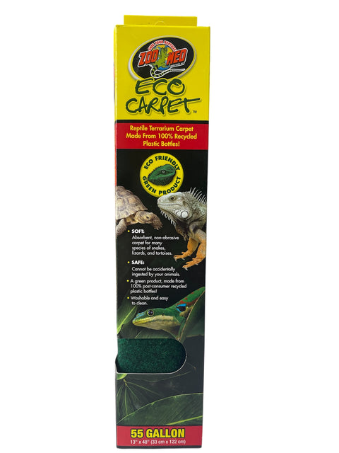 Zoo Med Eco Reptile Carpet, 55-gal 13x48 green