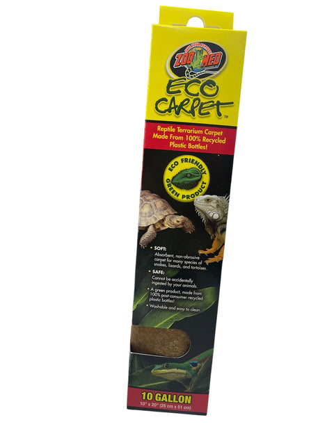 Zoo Med Tan Eco Carpet, 20" L X 10" W, 10 Gallon