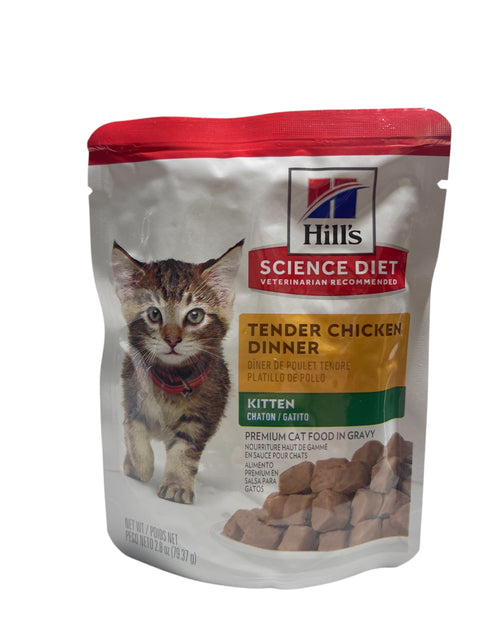 hills science diet kitten tender chicken dinner 2.8oz