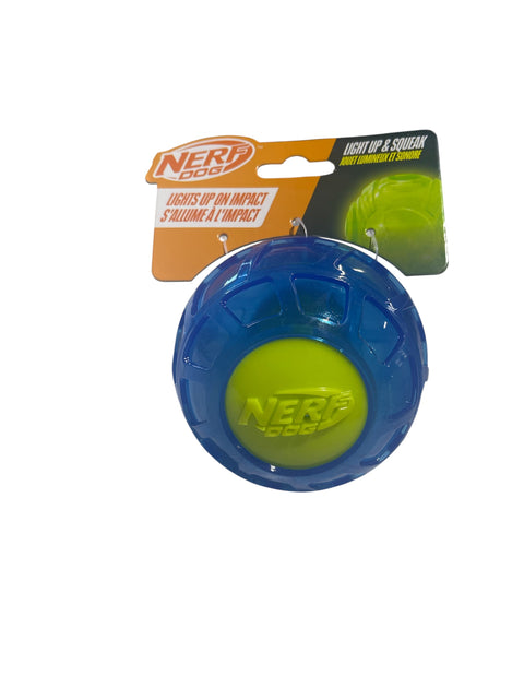 nerf dog ball light up and squeak