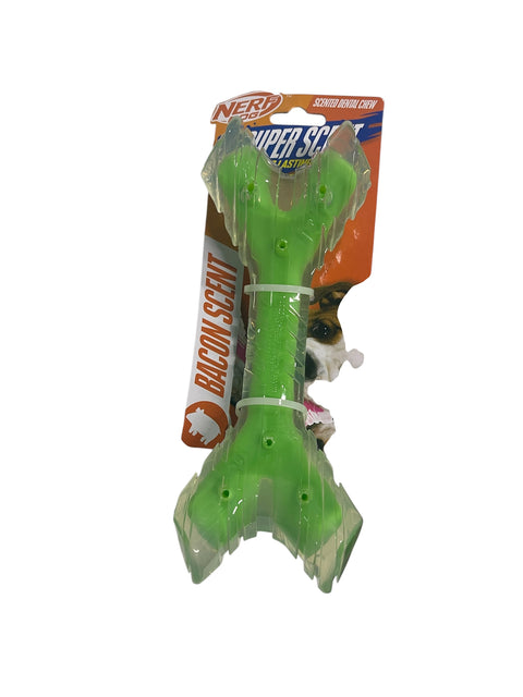 nerf dog bacon scent chew dog toy