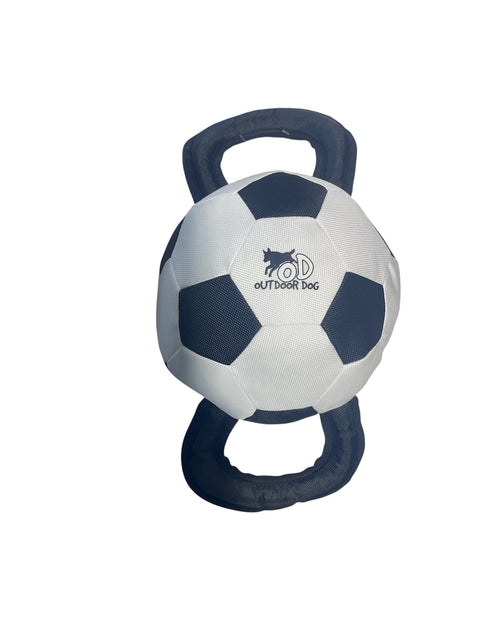 outdoor dog handle soccer ball