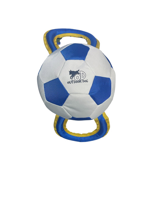 outdoor dog handle soccer ball