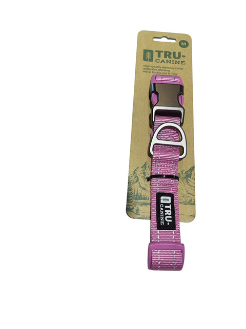 tru canine dog collar pink