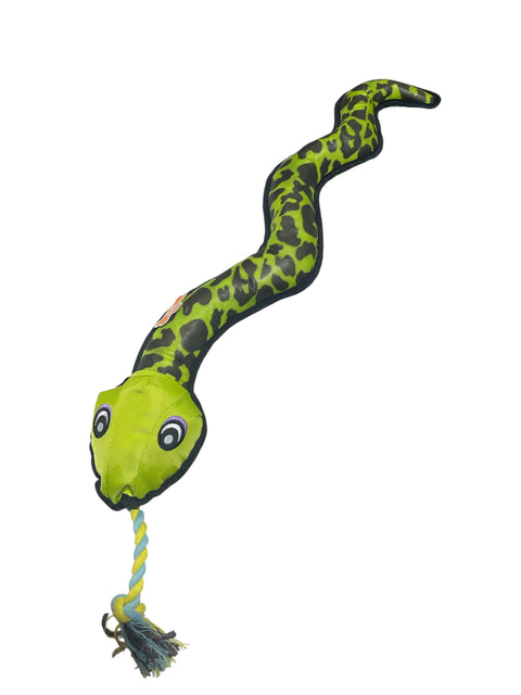 dog toy squeaks !!! snake 30 in long