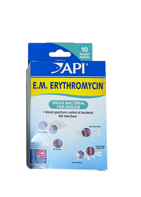 api e.m erythromycin 10 powder packets