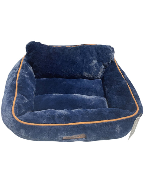 nautica  dog bed 20-16-8in blue