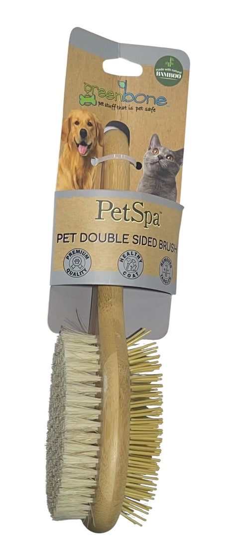 greenbone double side brush  bamboo