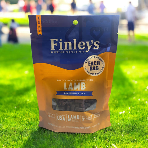 finleys soft chew dog trading treats lamb 6 oz