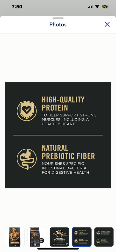 Purina Pro Plan Complete Essentials Shredded Adult Blend Lamb & Rice with Probiotics Dry Dog Food, 5-lb bag