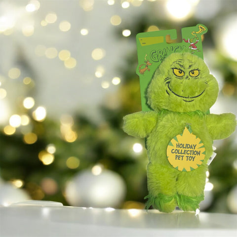 grinch  holiday collection pet toy 9 in