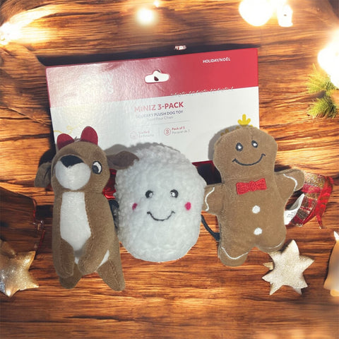 zippy paws 3 pack holiday noel
