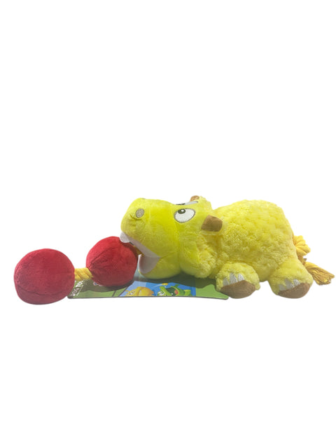 hungry hippos dog toy squeak and crinkle