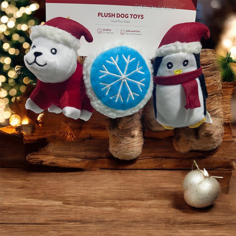 zippy paws plush dog toys 3 pack