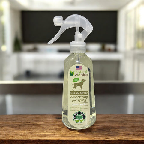 natural wonder 3 in one deodorizing pet spray coconut vanilla 16.9flo oz
