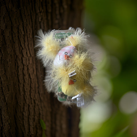 smarty cat toy catnip yellow birds