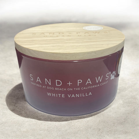 same and paws candle white vanilla