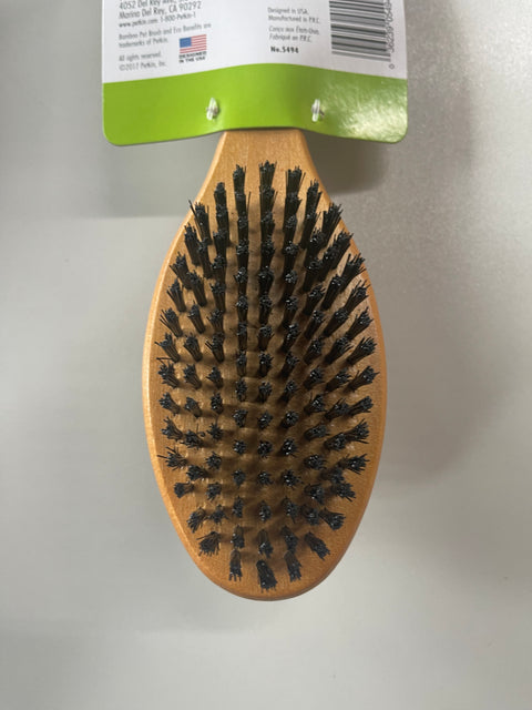 bamboo pet brush dual side tangle tough gentle