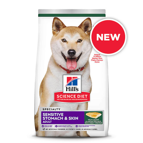 Hill's Science Diet Sensitive Stomach & Skin Adult Dry Dog Food - Pollock 3.5  pounds