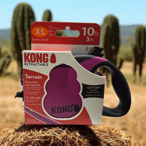 kong retractable leash XS up to 25 lbs 10 ft
