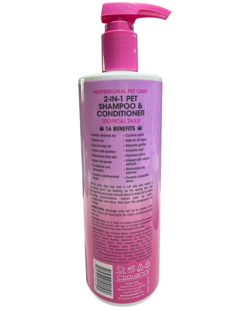 giovanni 2 in 1 shampoo & conditioner tropical tails 24 flo