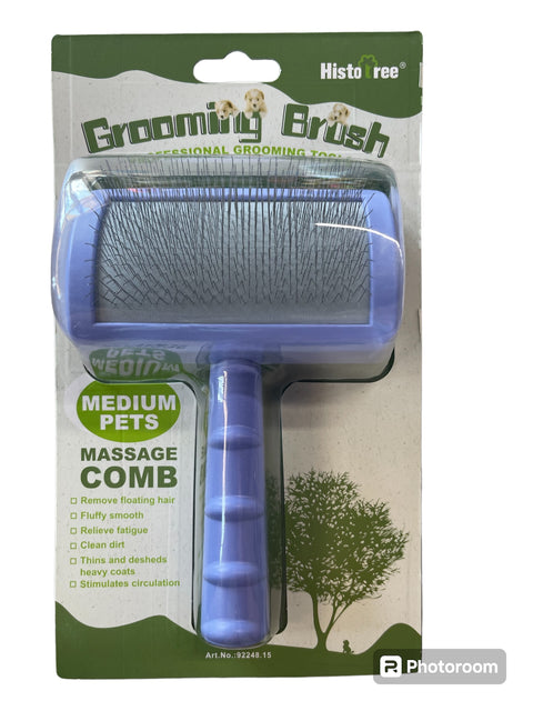 grooming slicker brush medium size