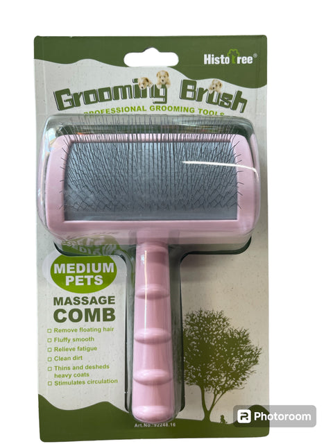 grooming slicker brush medium size