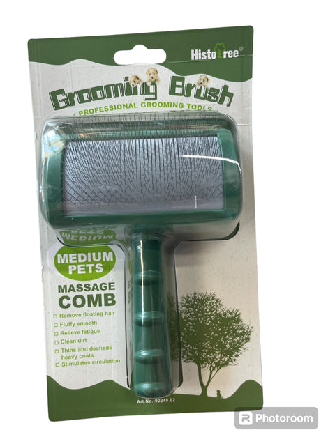 grooming slicker brush medium size