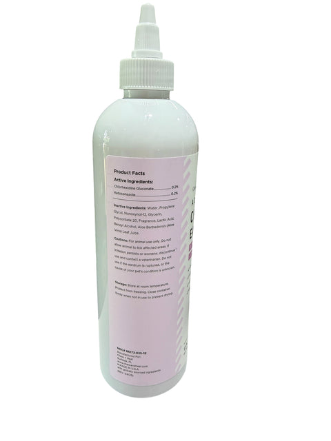 ear flush with ketoconazole