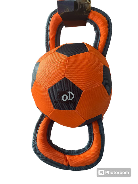 outdoor dog ballistic handle ball dog toy