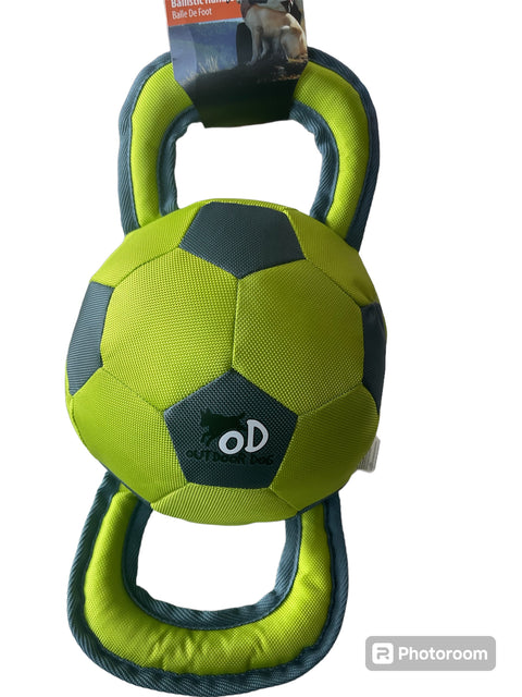 outdoor dog ballistic handle ball dog toy